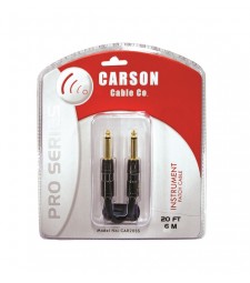 Carson Pro CAR20SS 20-Foot Straight Noiseless Instrument Cable